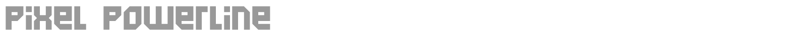 Pixel Powerline font preview